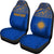 Marshall Islands Car Seat Covers - Marshall Islands Flag Polynesian Horizontal Blue - Polynesian Pride