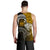 Samoa Men's Tank Top - Samoa Seal Wave Style (Gold) - Polynesian Pride