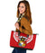 Tonga Rugby Large Leather Tote Royal Style - Polynesian Pride