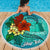 Tokelau Beach Blanket - Custom Personalised Tropical Flowers Style - Polynesian Pride