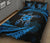 Hawaii Quilt Bed Set - Hibiscus Turtle Tribal Waves Blue - Polynesian Pride