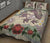 Hawaii Turtle Shark Hibiscus Quilt Bed Set - Beige - LH Style - Polynesian Pride