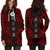 Niue Hoodie Dress - Polynesian Tattoo Red - Polynesian Pride