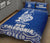 New Caledonia Quilt Bed Set - New Caledonia Coat Of Arms Polynesian Tattoo Blue Fog Style - Polynesian Pride