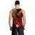 Hawaii Polynesian Men's Tank Top - Plumeria Flowers And Waves - Polynesian Pride