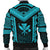 Hawaiian Kanaka Polynesian Men's Bomber Jacket Active Blue - Polynesian Pride