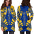 Nauru Hoodie Dress - Polynesian Tattoo Flag - Polynesian Pride