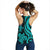 Vanuatu Women's Racerback Tank - Turquoise Tentacle Turtle - Polynesian Pride