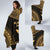 Kanaka Maoli Polynesian Chief Hooded Blanket - Gold Version - Polynesian Pride