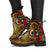 Vanuatu Polynesian Leather Boots - Hibiscus Vintage - Polynesian Pride