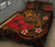 Polynesian Hawaii Kanaka Maoli Quilt Bed Set - Humpback Whale with Hibiscus (Golden) - Polynesian Pride