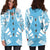 Fiji Hoodie Dress - Polynesian Tattoo Flag - Polynesian Pride