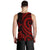 Tonga Men's Tank Top - Red Tentacle Turtle - Polynesian Pride