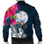 Marshall Island Custom Personalised Men's Bomber Jacket - Summer Vibes - Polynesian Pride