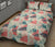 Hawaii Quilt Bed Set Tropical Leaf Triangle Pattern AH - Polynesian Pride