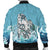 Maori Manaia The Blue Sea Bomber Jacket for Men - Polynesian Pride