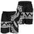 Kosrae Polynesian All Over Print Men's Short - Black Version - Polynesian Pride