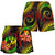 Tonga Polynesian Women Shorts - Reggae Plumeria - Polynesian Pride