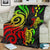 Kosrae Micronesian Premium Blanket - Reggae Tentacle Turtle - Polynesian Pride