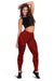 Polynesian Hawaiian Style Tribal Tattoo Red Hawaii Women's Leggings AH - Polynesian Pride