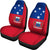 Samoa Car Seat Cover - Samoa Flag Coat Of Arms - K5 Universal Fit Black - Polynesian Pride