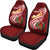 Pohnpei Car Seat Covers - Pohnpei Seal Polynesian Patterns Plumeria - Polynesian Pride