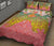 Hawaii Turtle Couple Plumeria Valentine Pattern Quilt Bed Set - Bond Style - AH - Polynesian Pride