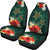 Hawaii Sea Turtle Hibiscus Plumeria Car Set Cover Universal Fit Green - Polynesian Pride