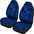 Tonga Car Seat Cover - Tonga Coat Of Arms Polynesian Tattoo Blue - Polynesian Pride