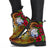 Marshall Islands Polynesian Leather Boots - Hibiscus Vintage - Polynesian Pride