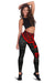 Polynesian Leggings - Polynesian Red Turtle - Polynesian Pride