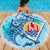 Tahiti Beach Blanket - Custom Personalised Turtle Under The Sea Style - Polynesian Pride