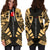 Wallis And Futuna Hoodie Dress - Polynesian Tattoo Gold - Polynesian Pride