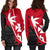 Wallis and Futuna Hoodie Dress - Wallis and Futuna Coat Of Arms Coconut Tree - Polynesian Pride