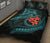 Hawaiian Polynesian Quilt Bed Set - Turquoise Kanaka Maoli & Manta Ray Turtle Tentacle - Polynesian Pride