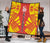 New Caledonia Premium Quilt - New Caledonia Coat Of Arms Polynesian Yellow Tattoo - Polynesian Pride