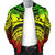 Hawaii Men's Bomber Jackets - Coat Of Arm Hawaii & Maui Tattoo - Polynesian Pride