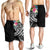 Polynesian Hawaii Men's Shorts - Summer Plumeria (Black) - Polynesian Pride