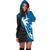 Yap Hoodie Dress - Yap Flag Coconut Tree K4 - Polynesian Pride