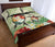 Hawaii Turtle Flowers Coconut Tree Leaf Quilt Bed Set - Polynesian Pride