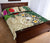 Yap Polynesian Quilt Bed Set - Hibiscus Turtle Tattoo Beige - Polynesian Pride