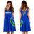 Pohnpei Flag Women's Dress Micronesian Pattern - Polynesian Pride