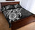 Fiji Polynesian Quilt Bed Set - Fiji Flag & White Turtle Hibiscus - Polynesian Pride