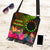 Cook Islands Polynesian Crossbody Boho Handbag - Hibiscus and Banana Leaves One Style One Size Reggae - Polynesian Pride