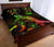 Guam Polynesian Quilt Bed Set - Turtle With Blooming Hibiscus Reggae - Polynesian Pride