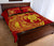 Hawaii Polynesian Personalised Quilt Bed Set - Vintage Polynesian Turtle (Red) - Polynesian Pride