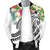 The Philippines Men's Bomber Jacket - Summer Plumeria (White) - Polynesian Pride