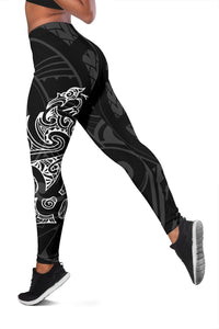 Aotearoa Super Rugby Women Leggings - Maori Kiwi - Polynesian Pride