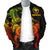 Hawaii Polynesian Men's Bomber Jacket - Vintage Polynesian Turtle (Reggae) - Polynesian Pride