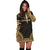 Chuuk Women's Hoodie Dress - Polynesian Gold Chief - Polynesian Pride